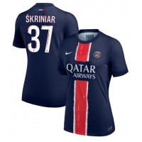 Maglia Calcio Paris Saint-Germain Milan Skriniar #37 Prima Divisa Donna 2024-25 Manica Corta